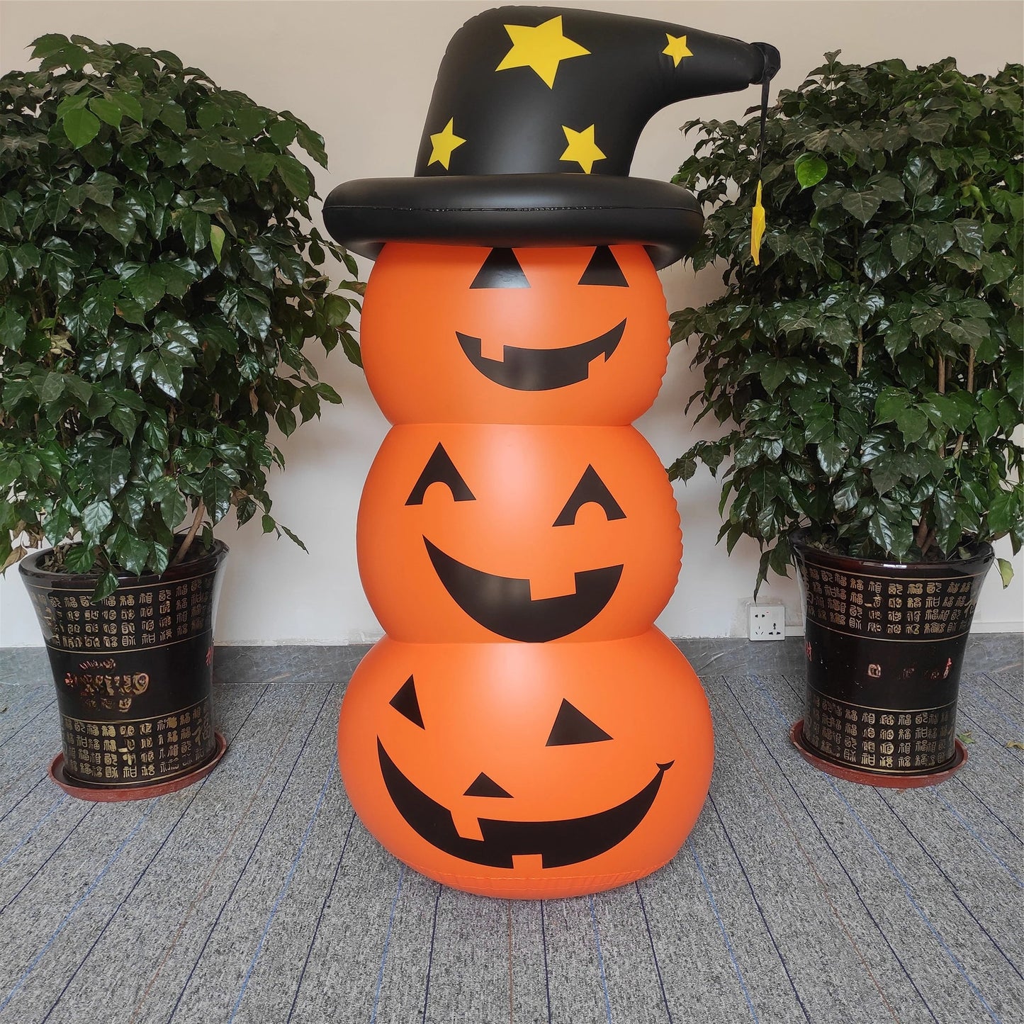 Halloween Inflatable Pumpkin Ghost Outdoor Decoration