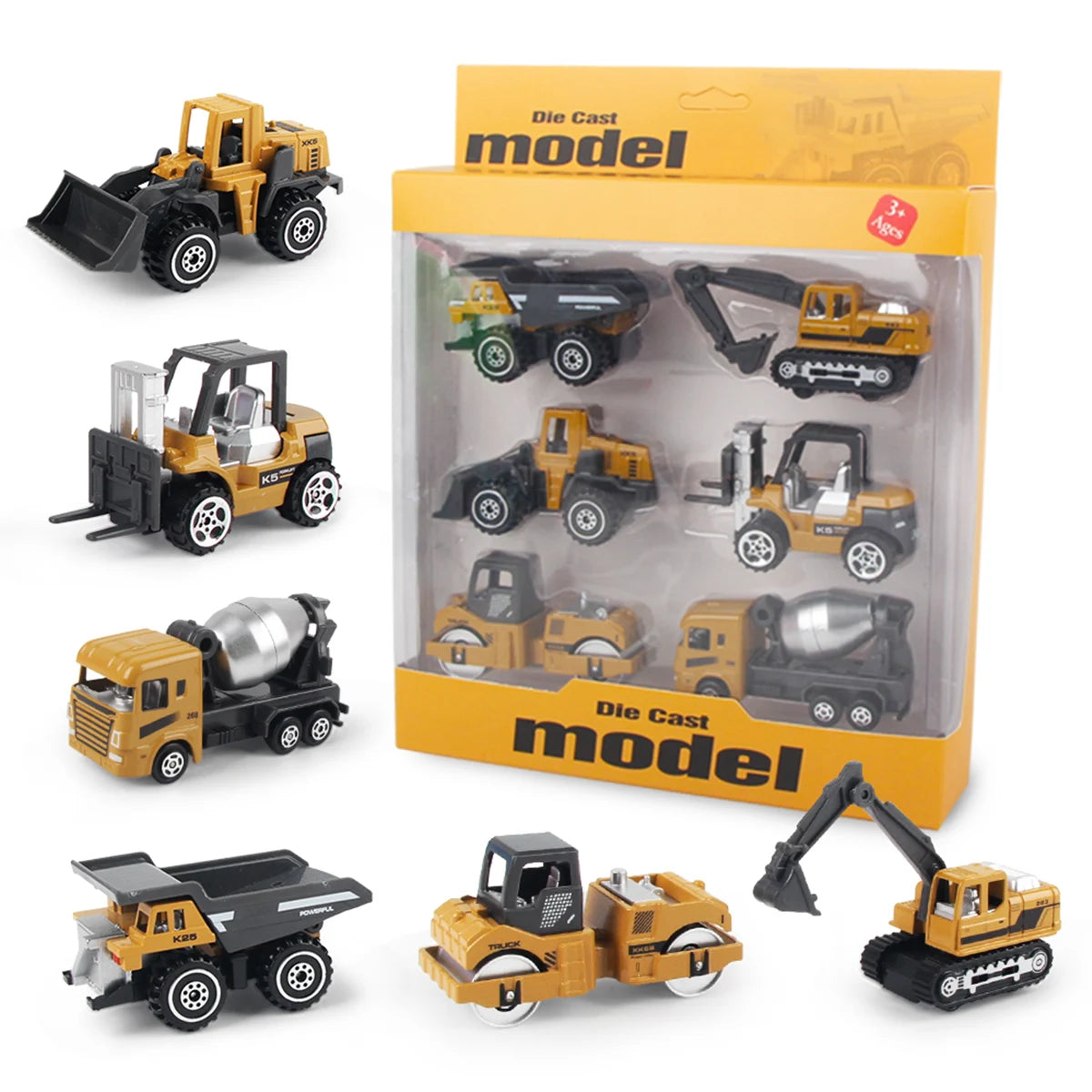 Construction Truck Toy Set Diecast Alloy Vehicles