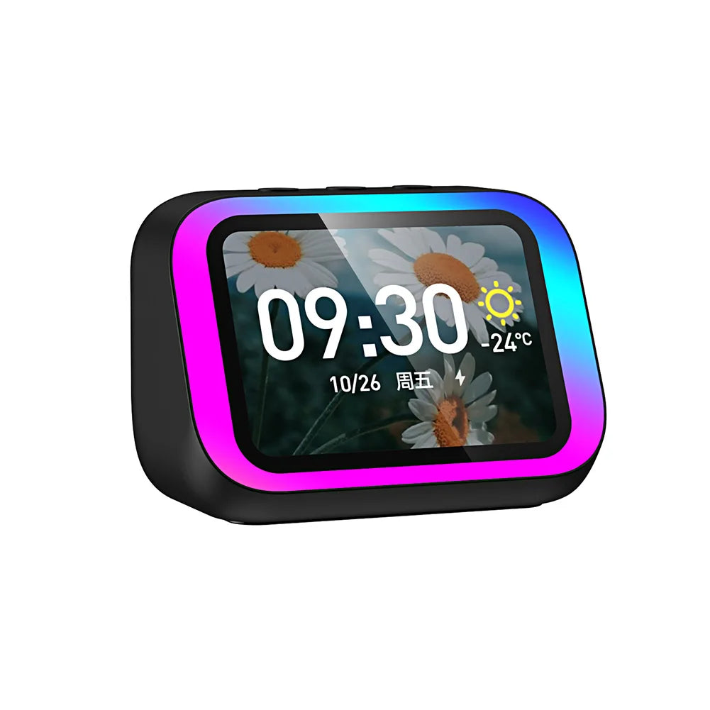 Bluetooth Speaker Alarm Clock with Voice Assistant