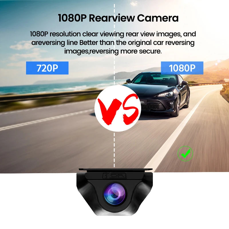 Car DVR Rearview Mirror Dual Camera Touch Screen