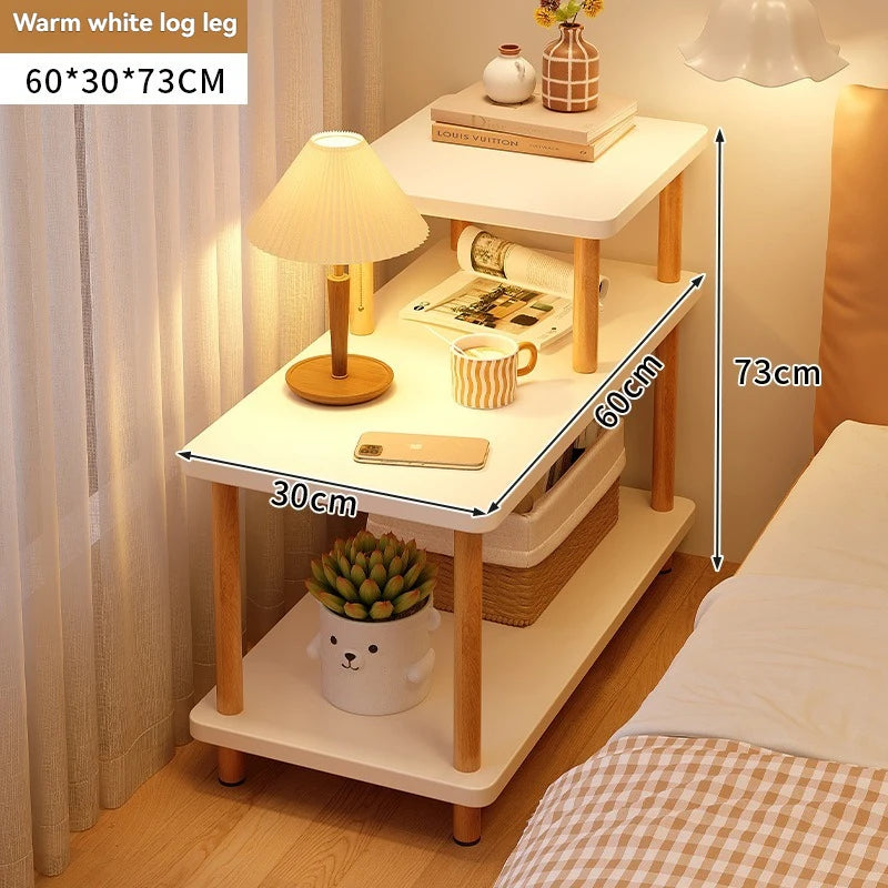 Bedside Cabinet with Modern Narrow Small Storage
