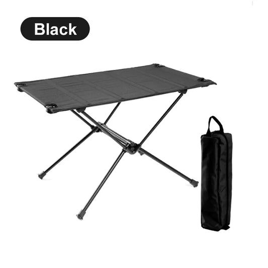Camping Table Folding Aluminum Portable Roll-Up Lightweight