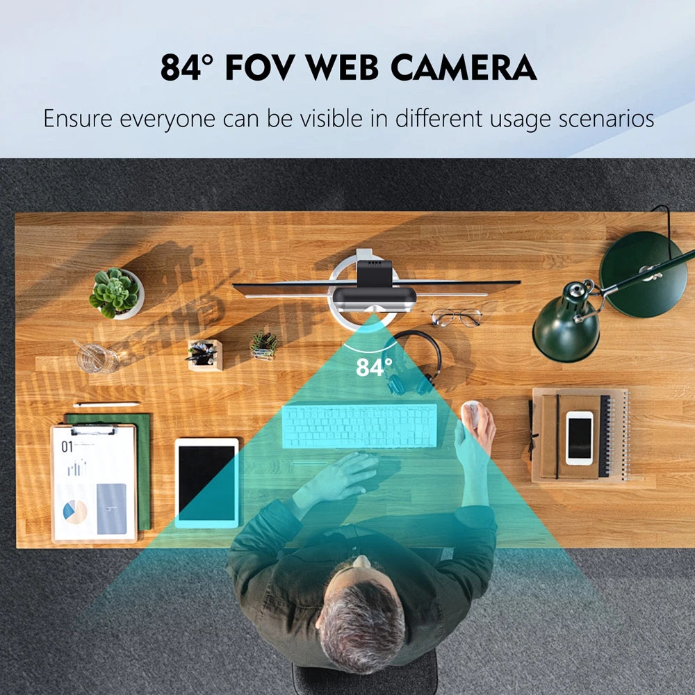 Webcam Mini 2K USB Laptop Computer with Privacy Cover