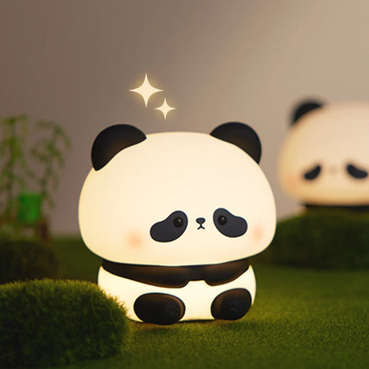Night Light Panda LED USB Rechargeable Touch Lamp