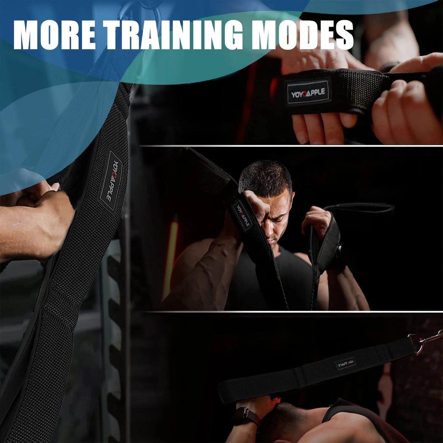 Tricep Rope Cable Attachment Gym Pulldown Handle