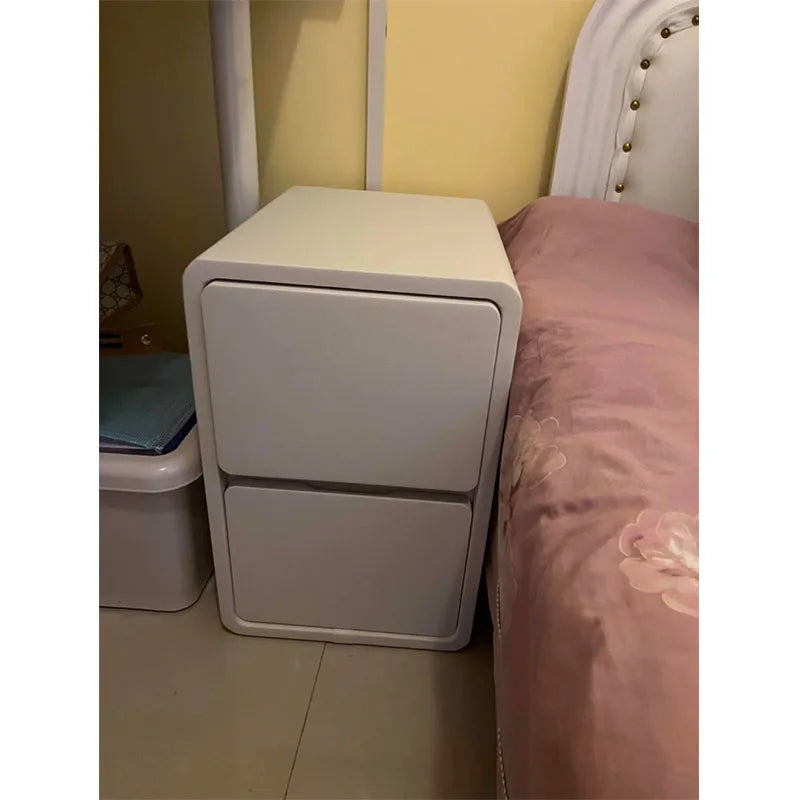 Bedside Table with Solid Drawer Storage Cabinet