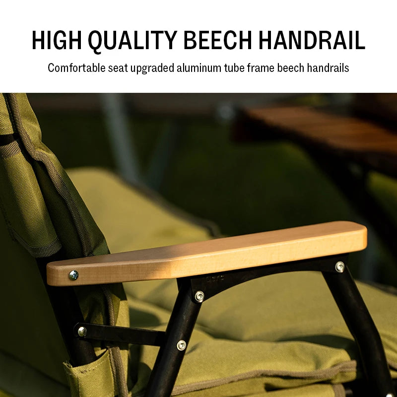 Outdoor Folding Chair Double Aluminum Camping Portable