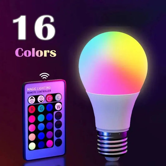 LED Multicolor RGB Bulb with Remote Control