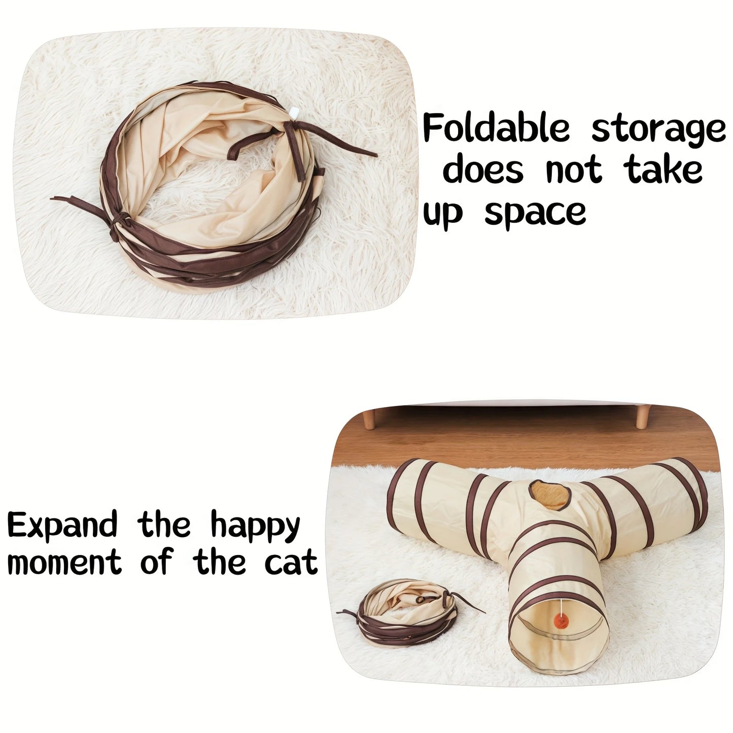 Cat Tunnel Interactive Toy