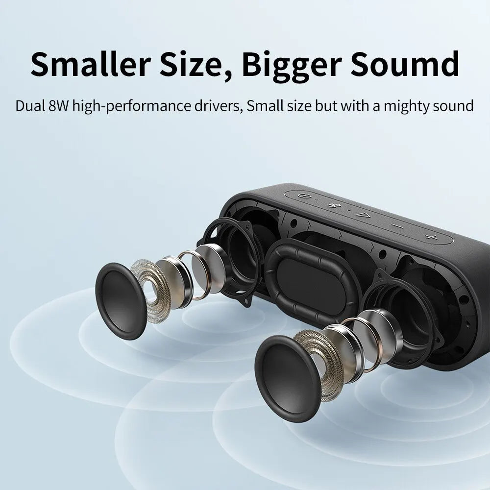 Waterproof Portable Bluetooth Speaker with deep Bass