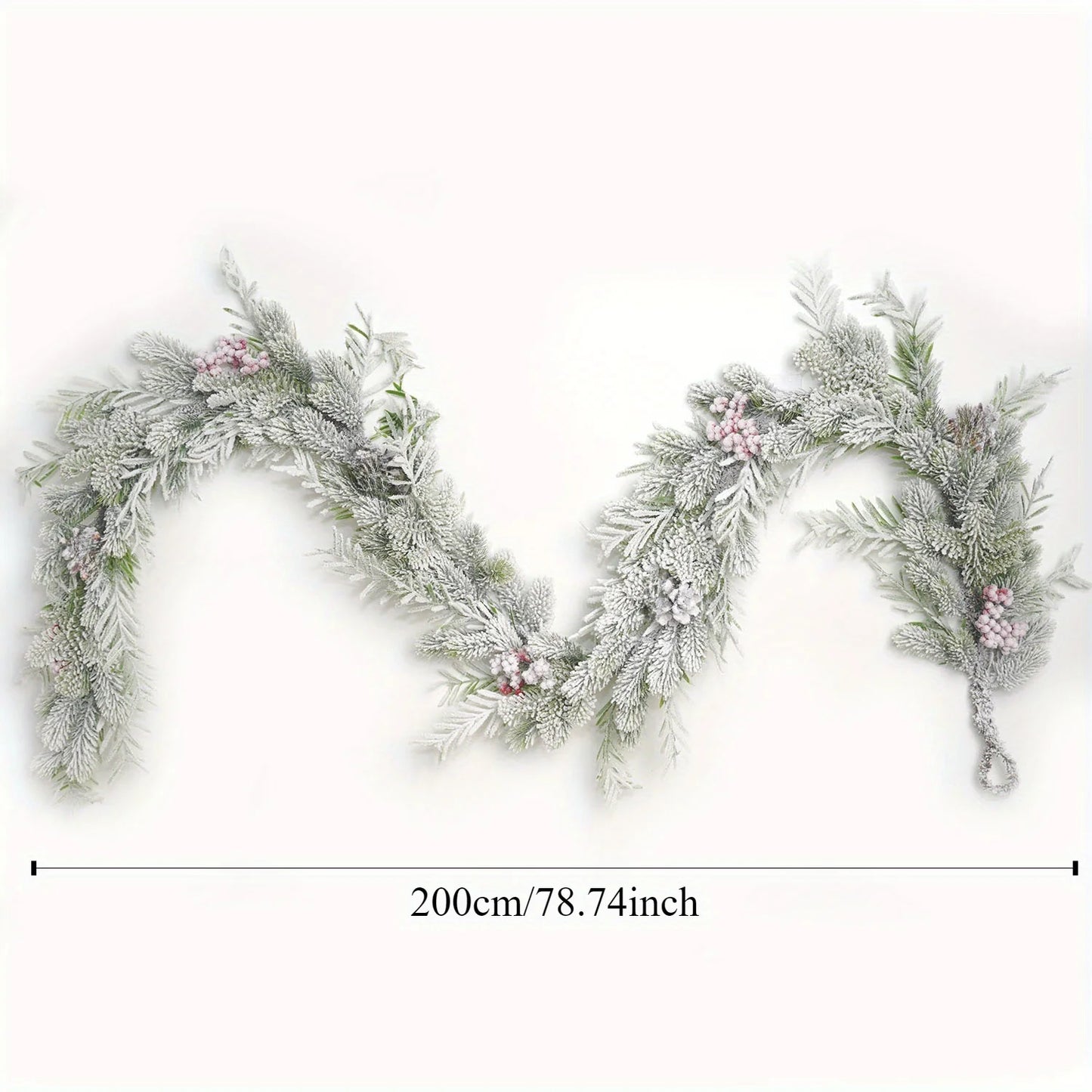 Christmas Wreath with Cold Berry Rattan