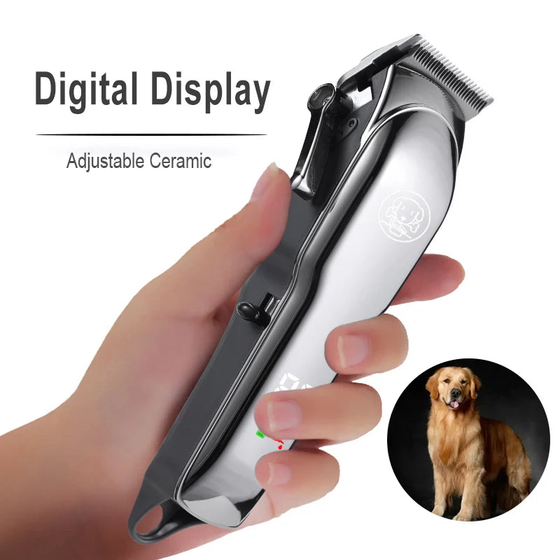 Pet Hair Clipper Rechargeable Low Noise Trimmer