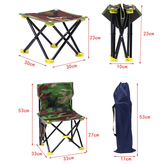 Outdoor Steel Oxford Folding Chair
