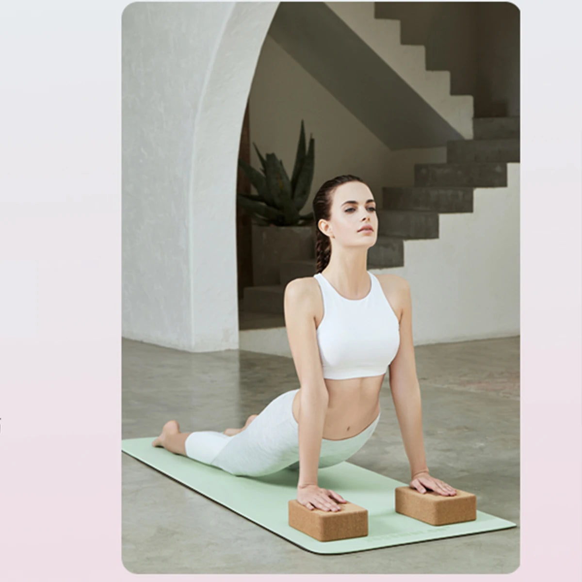 Yoga Mat TPE Non Slip Fitness Guide Line