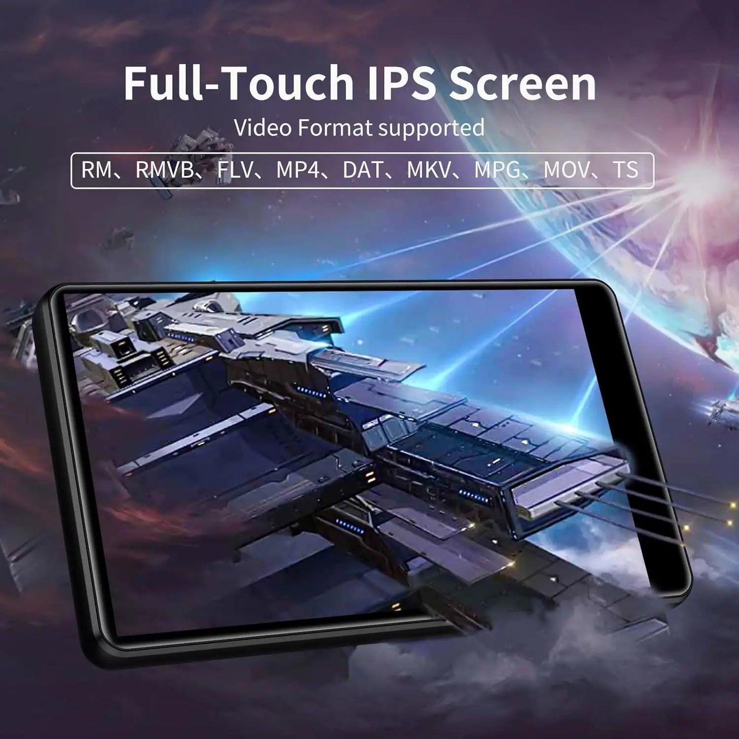 MP3 Player Bluetooth WiFi Touchscreen Large Storage