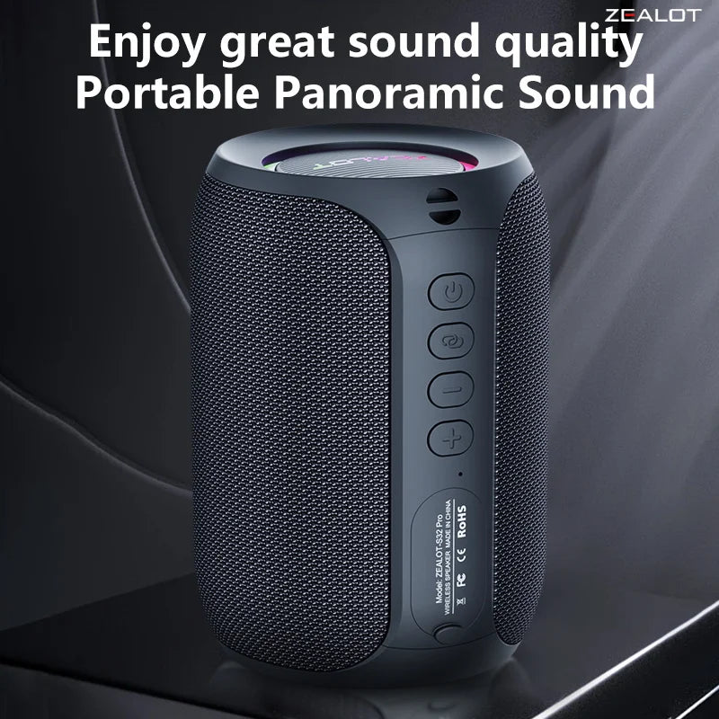 Wireless Speaker Bluetooth with Portable 15W Stereo