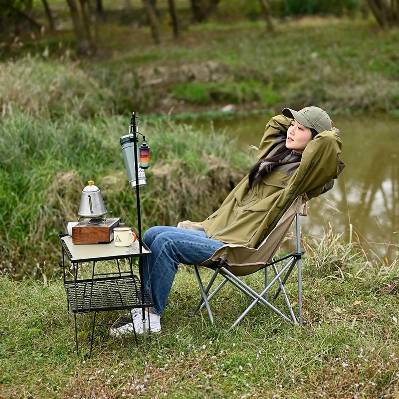 Outdoor Moon Chair with Portable Camping Picnic