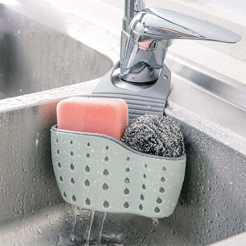 Kitchen Adjustable Sink Hanging Basket