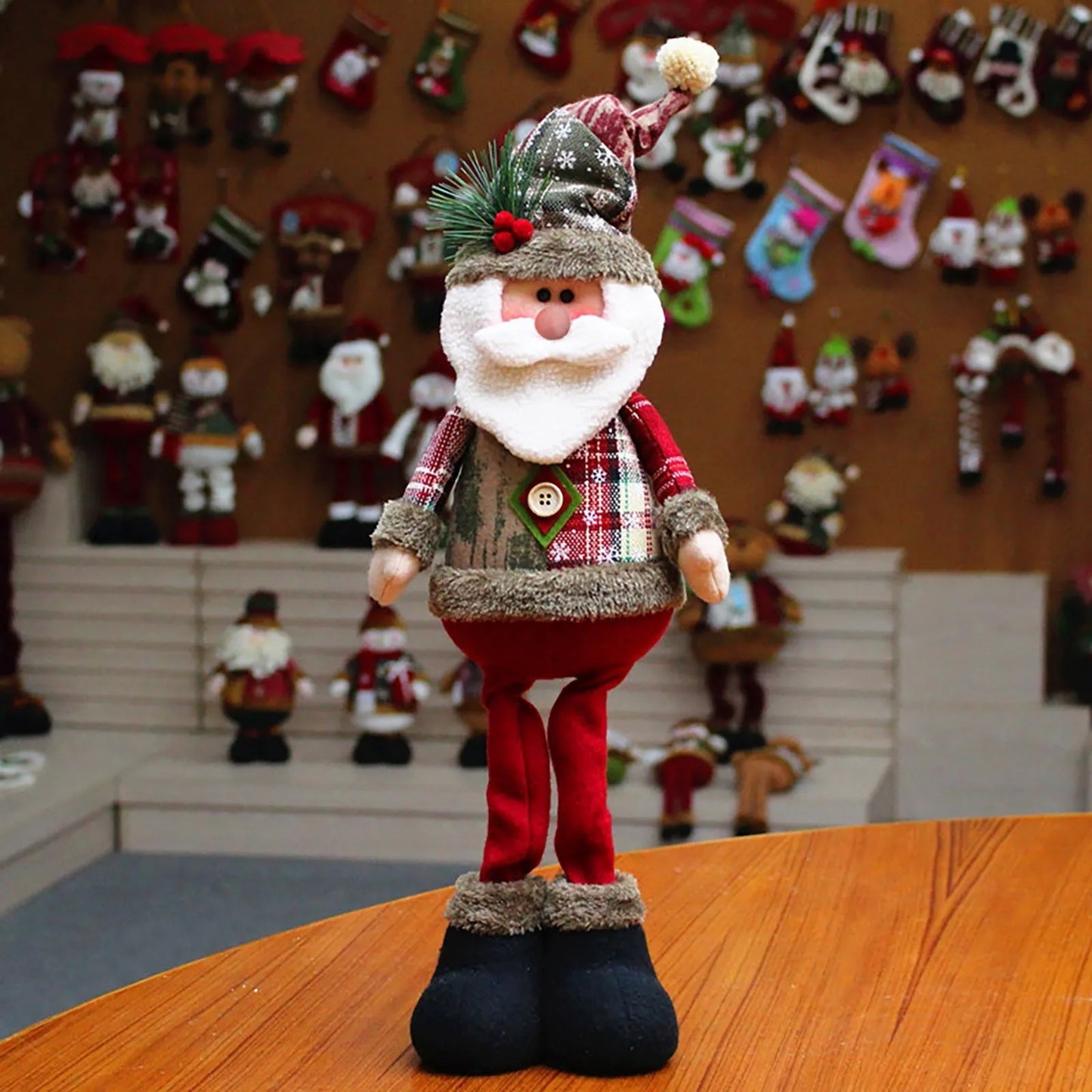 Christmas Dolls Santa Reindeer Snowman for Decoration