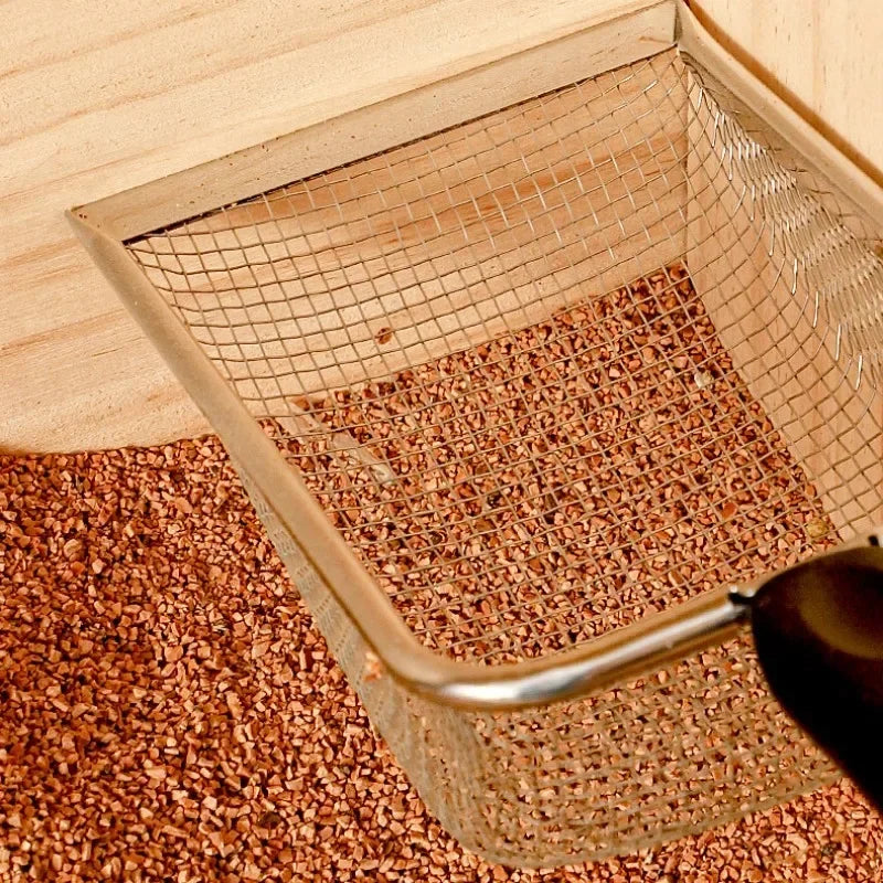 Cat Litter Scoop Stainless Steel Mesh Sifter