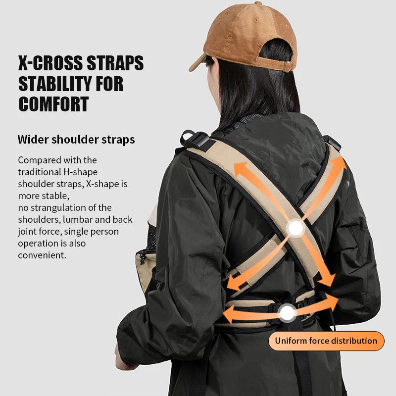 Pet Backpack Front Carrying Breathable Nylon