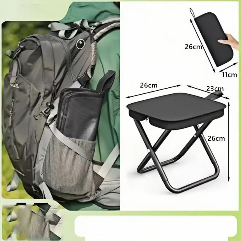 Camping Folding Stool Lightweight Portable Travel Chair Set
