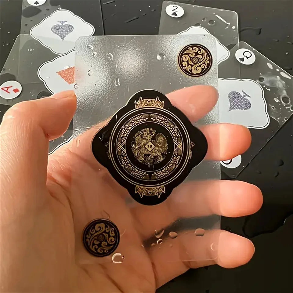Playing Cards Waterproof Transparent PVC for Poker Games