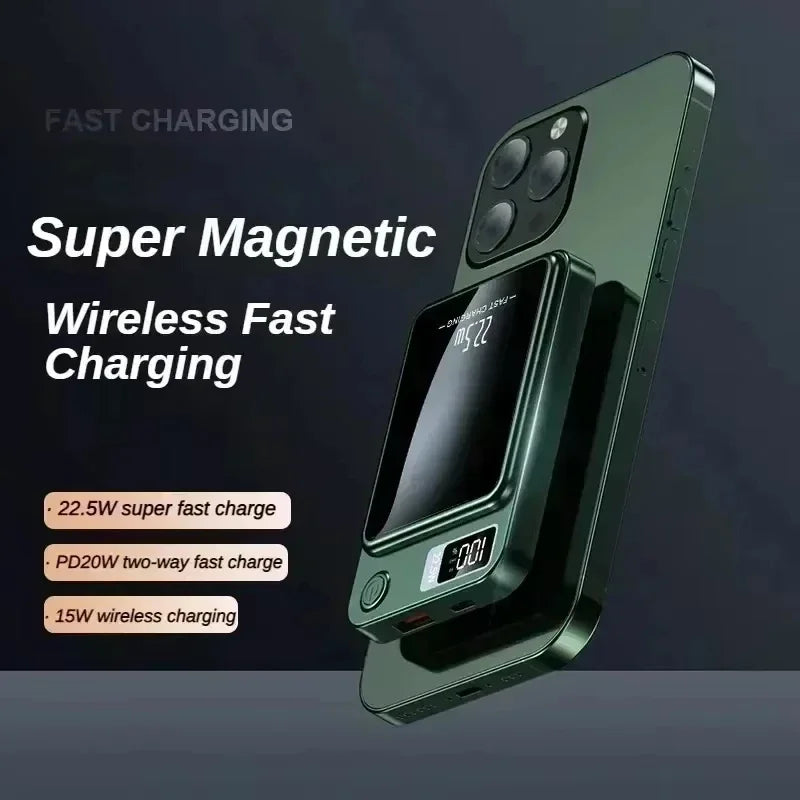 Power Bank Magnetic Wireless Fast Charger 100000mAh