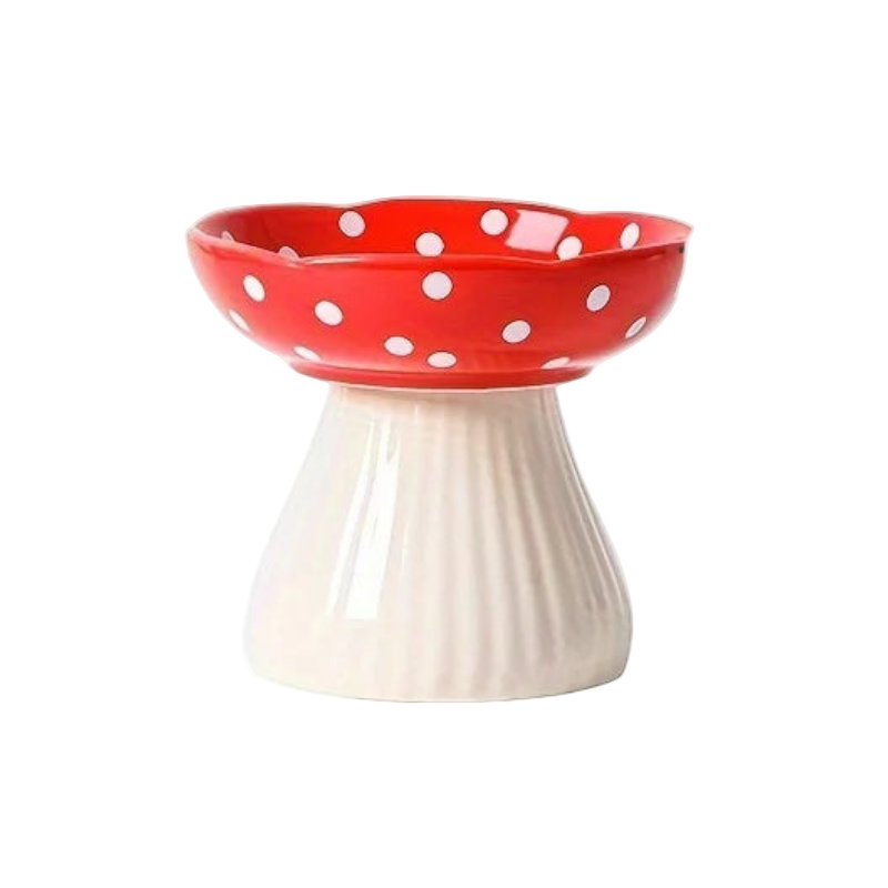Cat Bowl Ceramic Elevated Raised 6 Inch