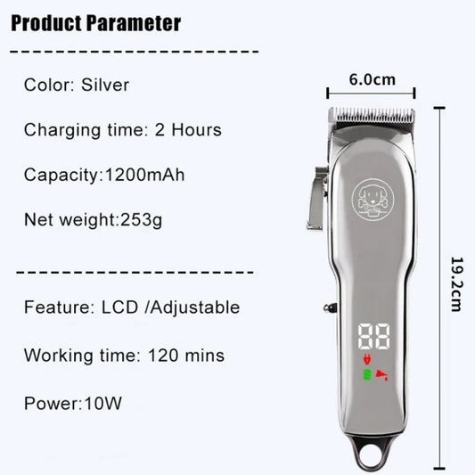 Pet Hair Clipper Rechargeable Low Noise Trimmer