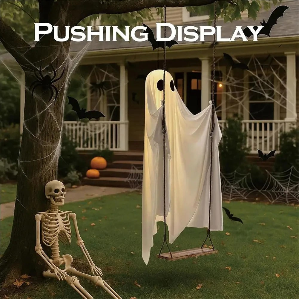 Halloween Outdoor Hanging Ghost Light Up Decoration