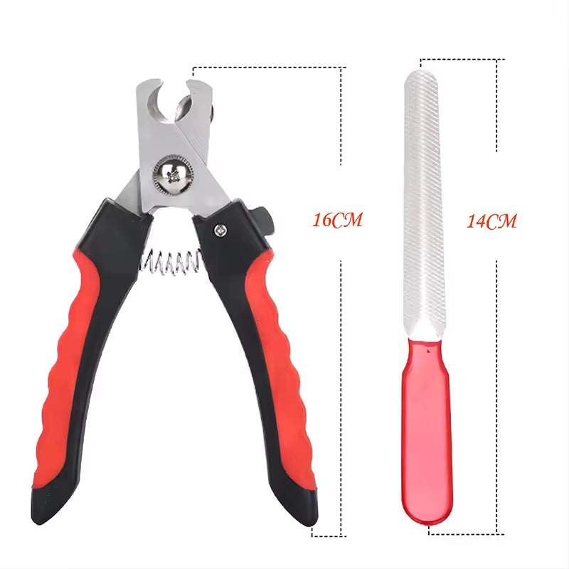 Pet Nail Clippers Stainless Steel Dog Cat Grooming Scissors