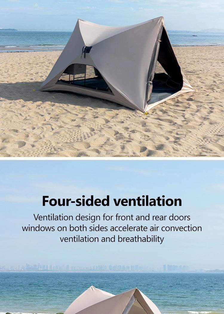 Outdoor Camping Tent with Waterproof Quick Setup (2-4 Person)