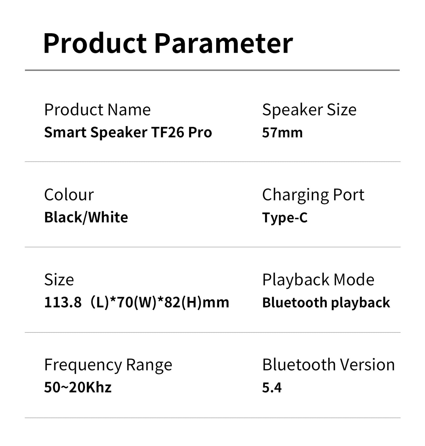 Bluetooth Speaker with Smart Clock Large Screen Display