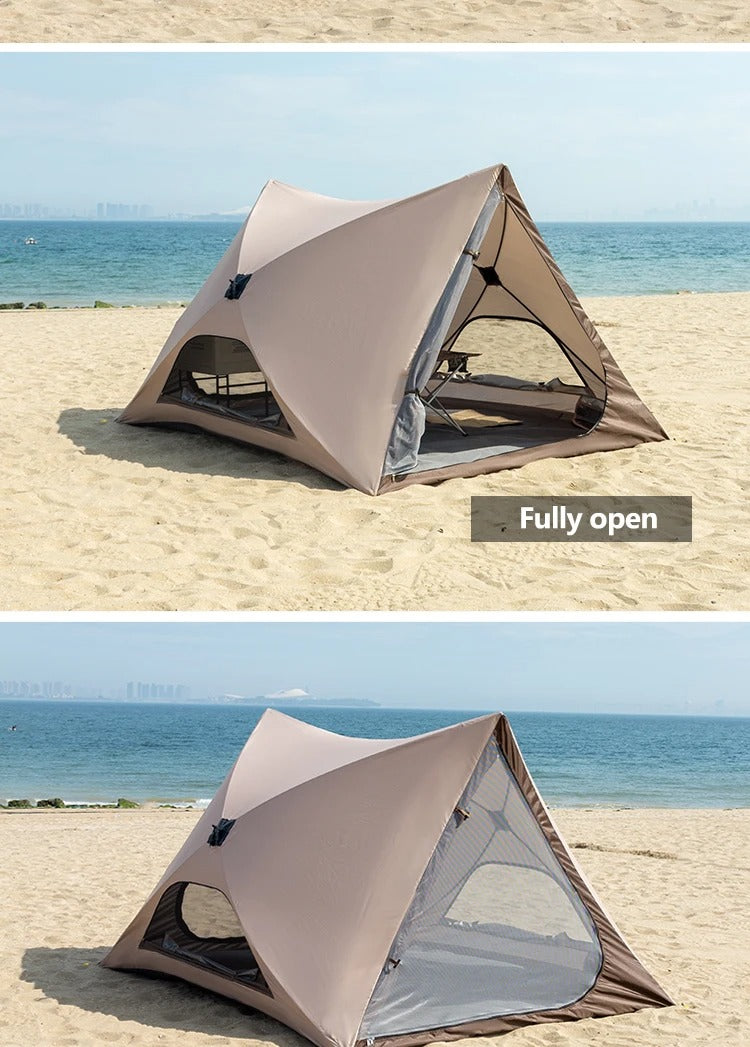 Outdoor Camping Tent with Waterproof Quick Setup (2-4 Person)