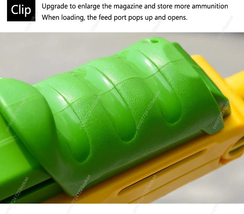 Salt Gun Fly Mosquito Shooter Plastic Toy Rifle