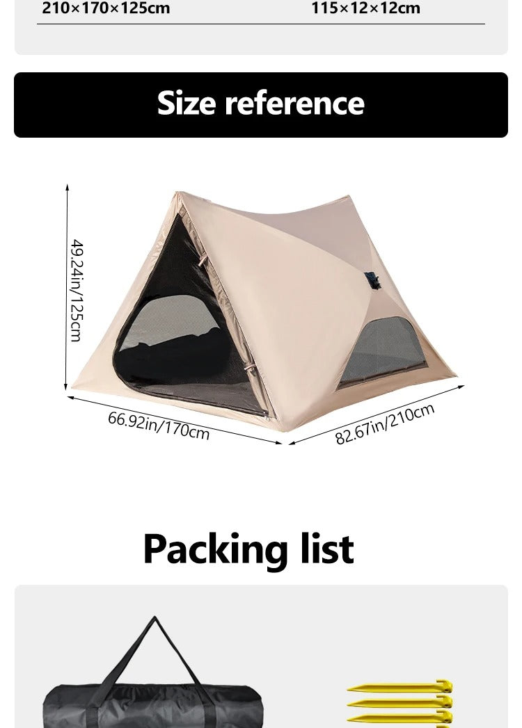 Outdoor Camping Tent with Waterproof Quick Setup (2-4 Person)