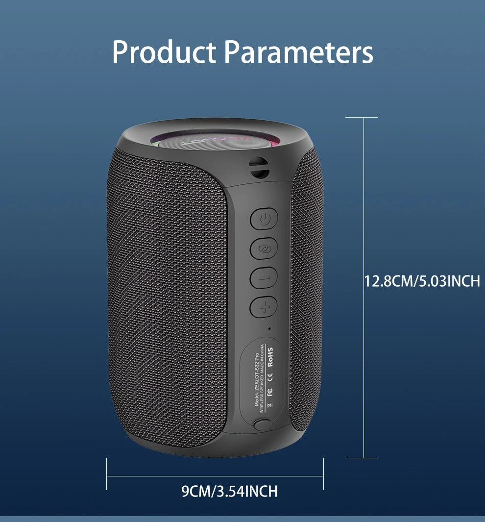 Wireless Speaker Bluetooth with Portable 15W Stereo