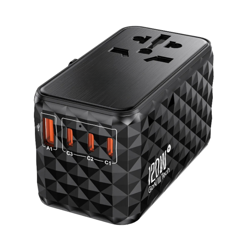 Travel Adapter Universal GaN 120W Fast Charger