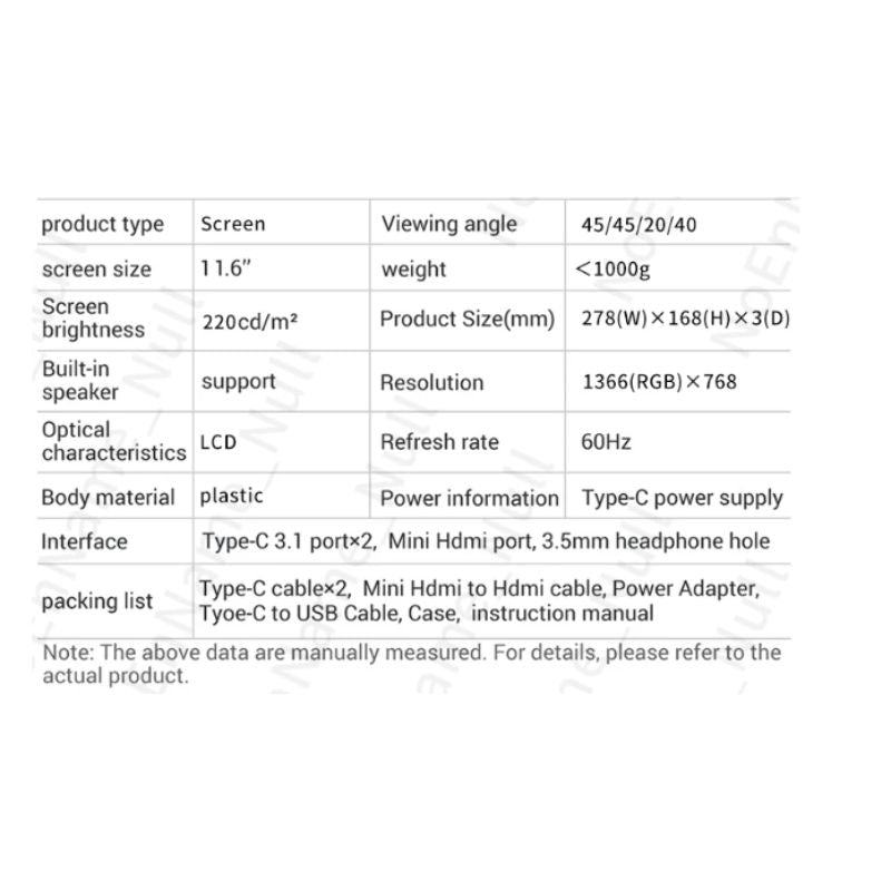 Portable Monitor (Black)