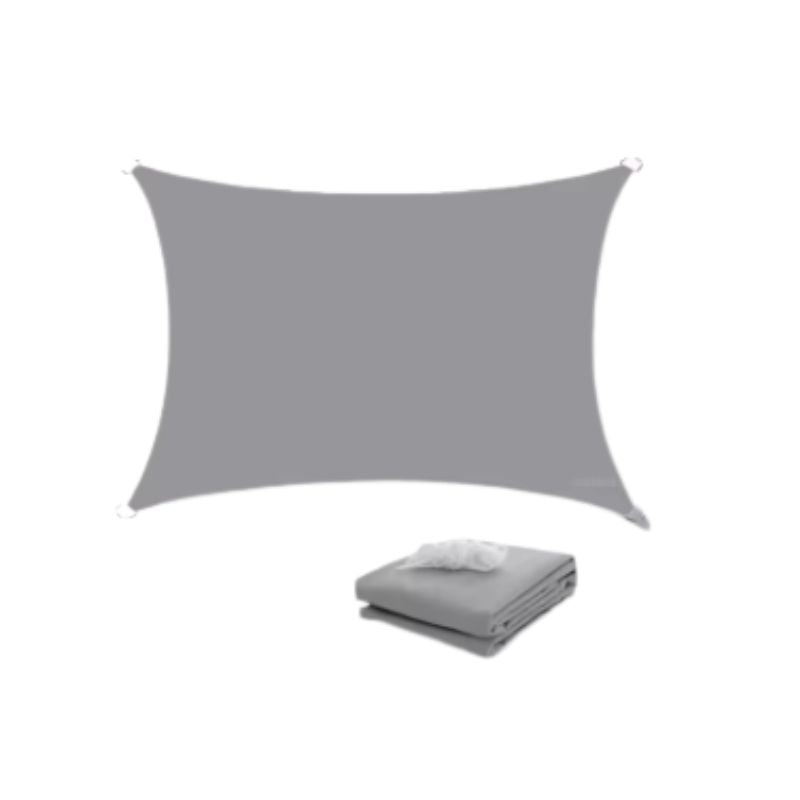 Shade Sail Waterproof Polyester (Grey)