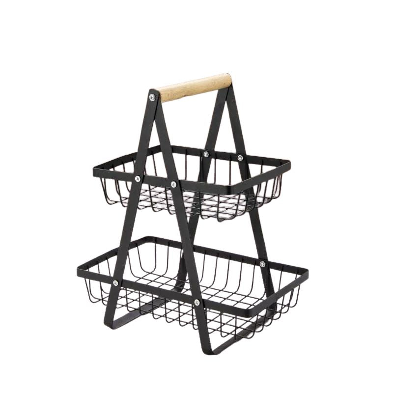 Iron Fruit Basket (Black)