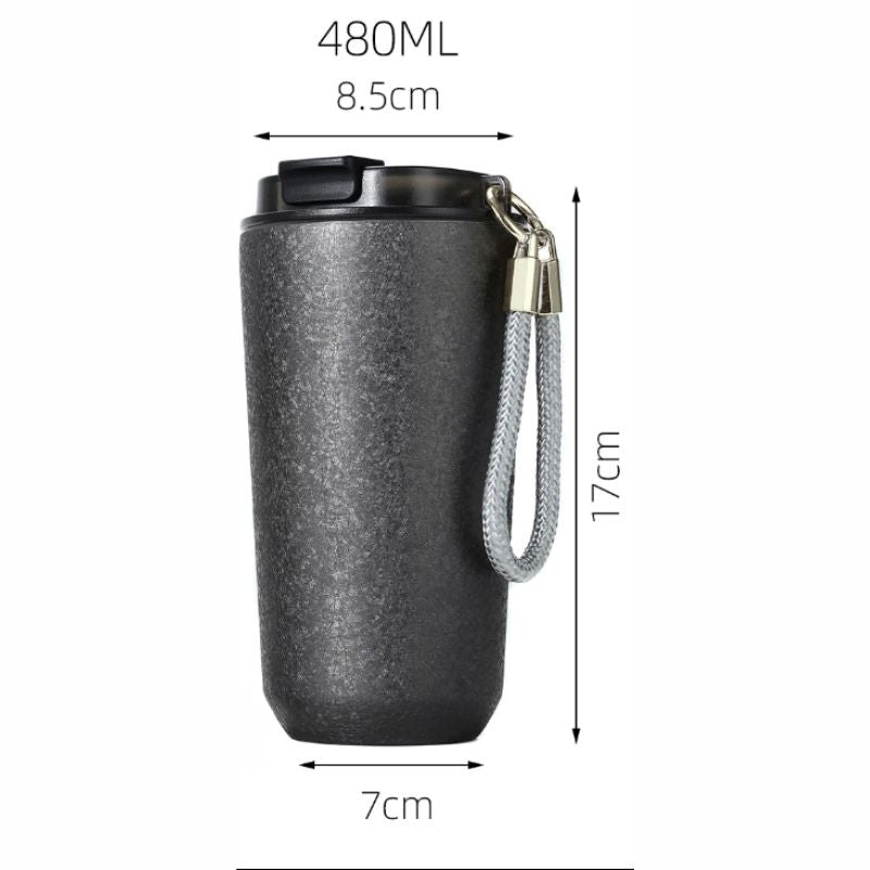 Titanium Coated Travel Mug (Black)