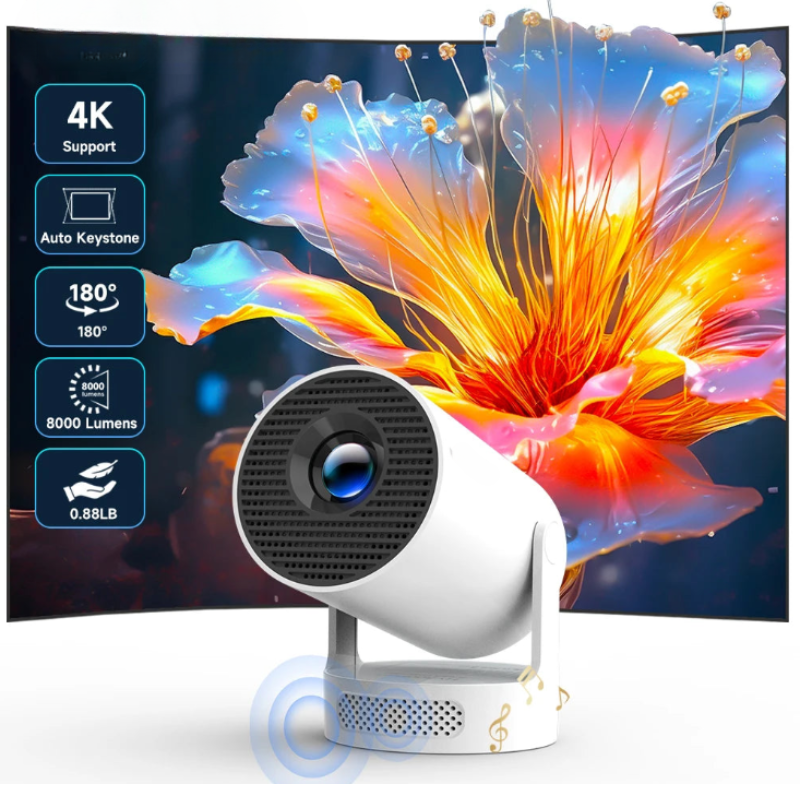 Portable Cinema Projector with WiFi