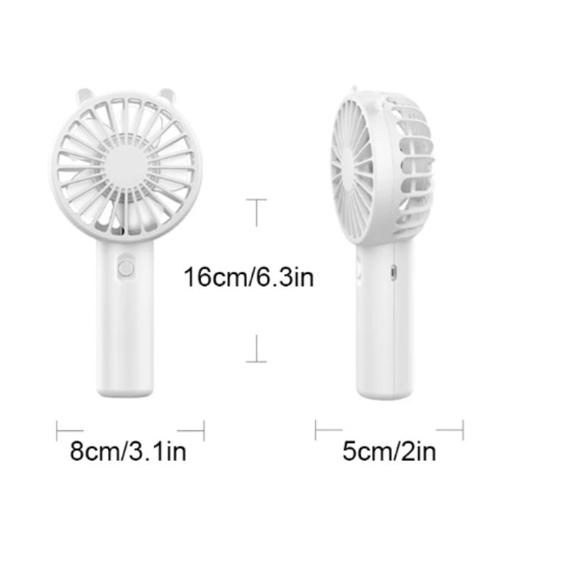 USB Portable Mini Handheld Fan (Pink)