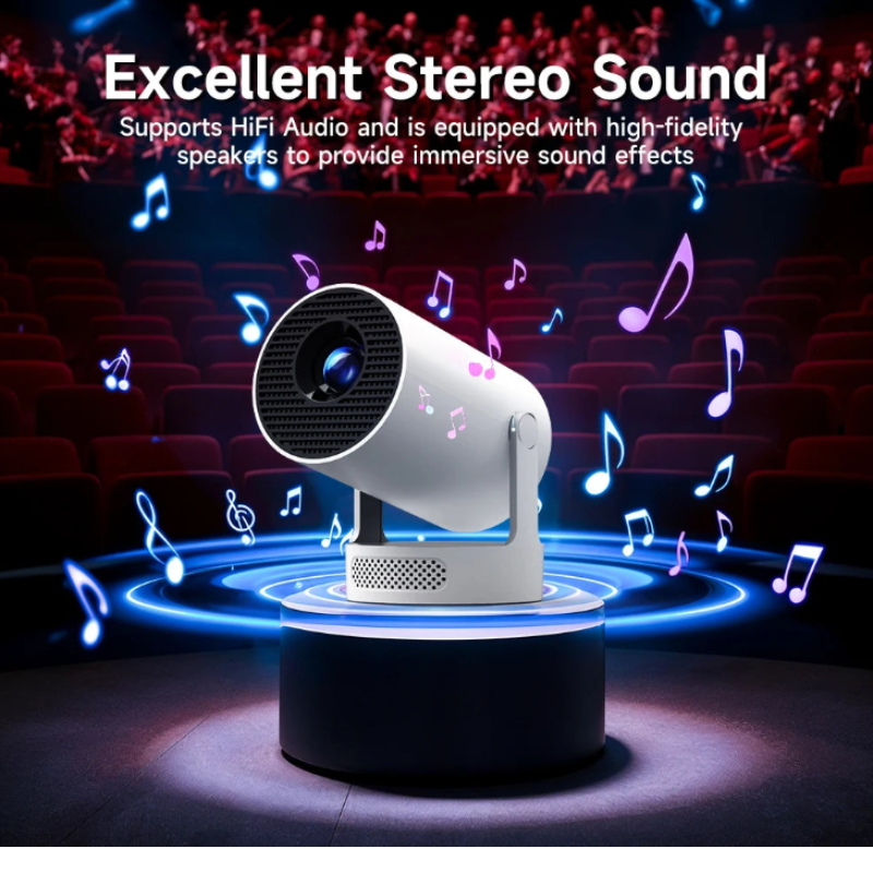 Portable Cinema Projector with WiFi
