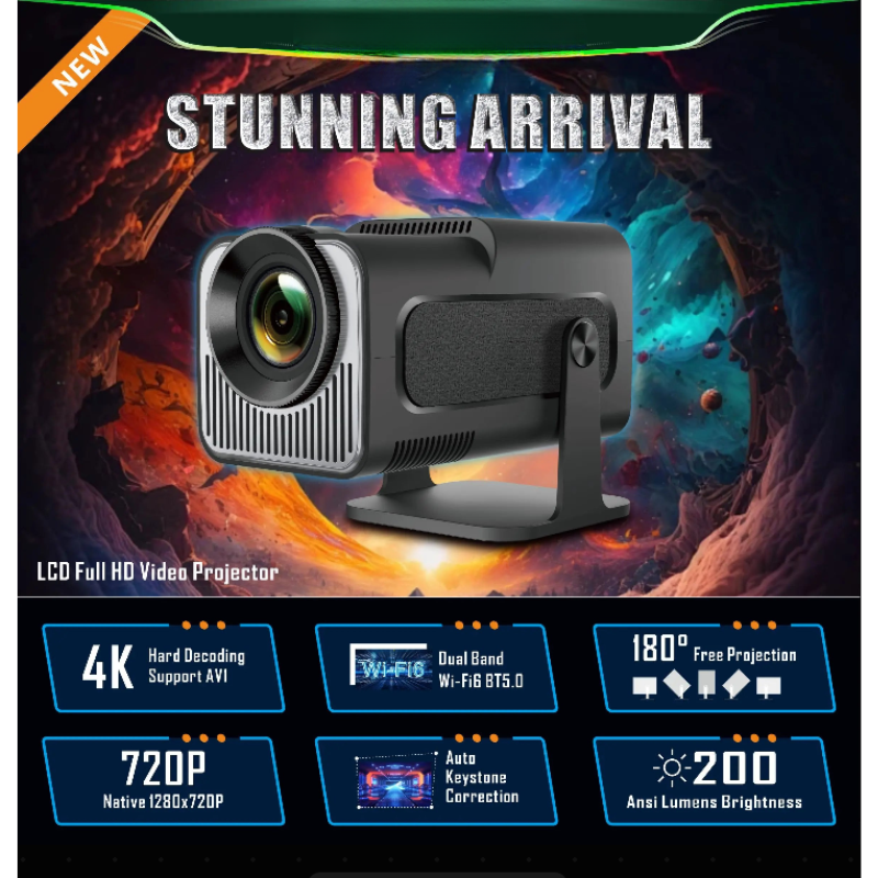 4K Smart Dual WiFi6 390 ANSI Projector
