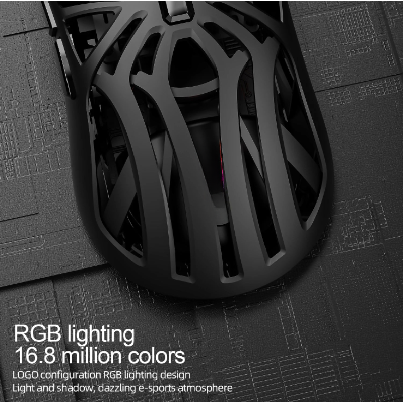 Lightweight RGB Rechargeable Wireless Bluetooth Gaming Mouse