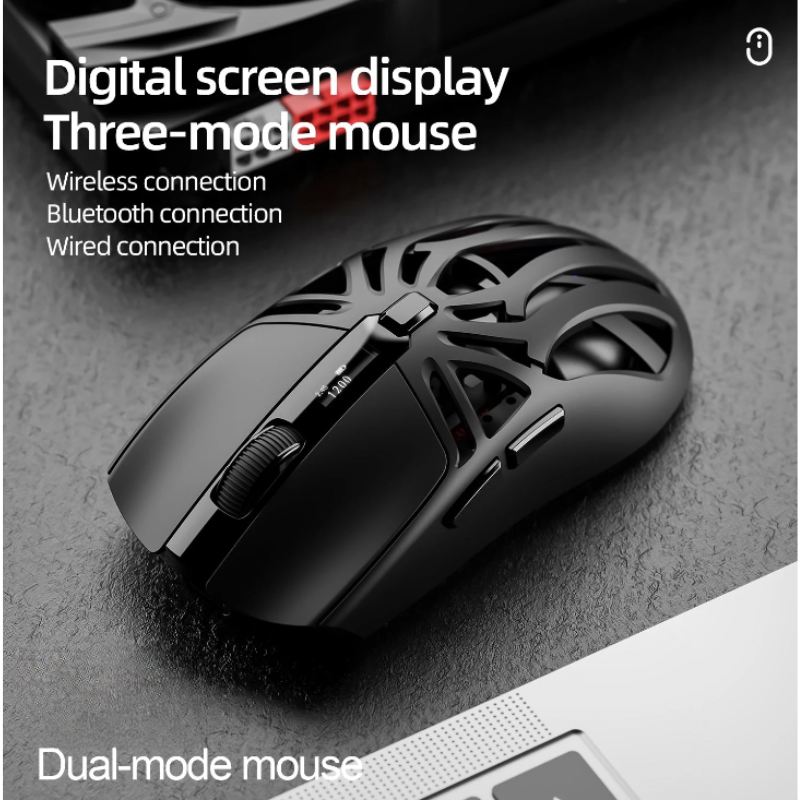 Lightweight RGB Rechargeable Wireless Bluetooth Gaming Mouse