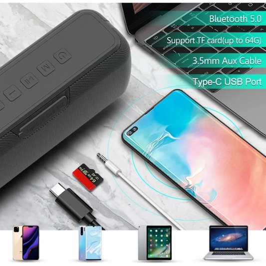 60W Portable Bluetooth Waterproof Speaker